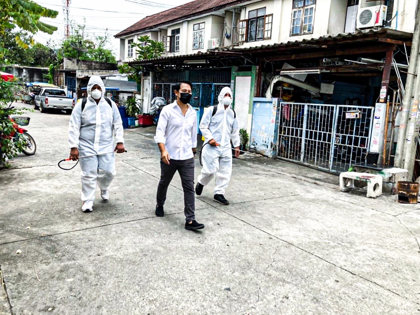 โอเล่‘ เอกชัย ผ่องจิตร์ เป็นนักรบด่านหน้า ช่วงโควิด-19 ระบาดเมื่อปี2562