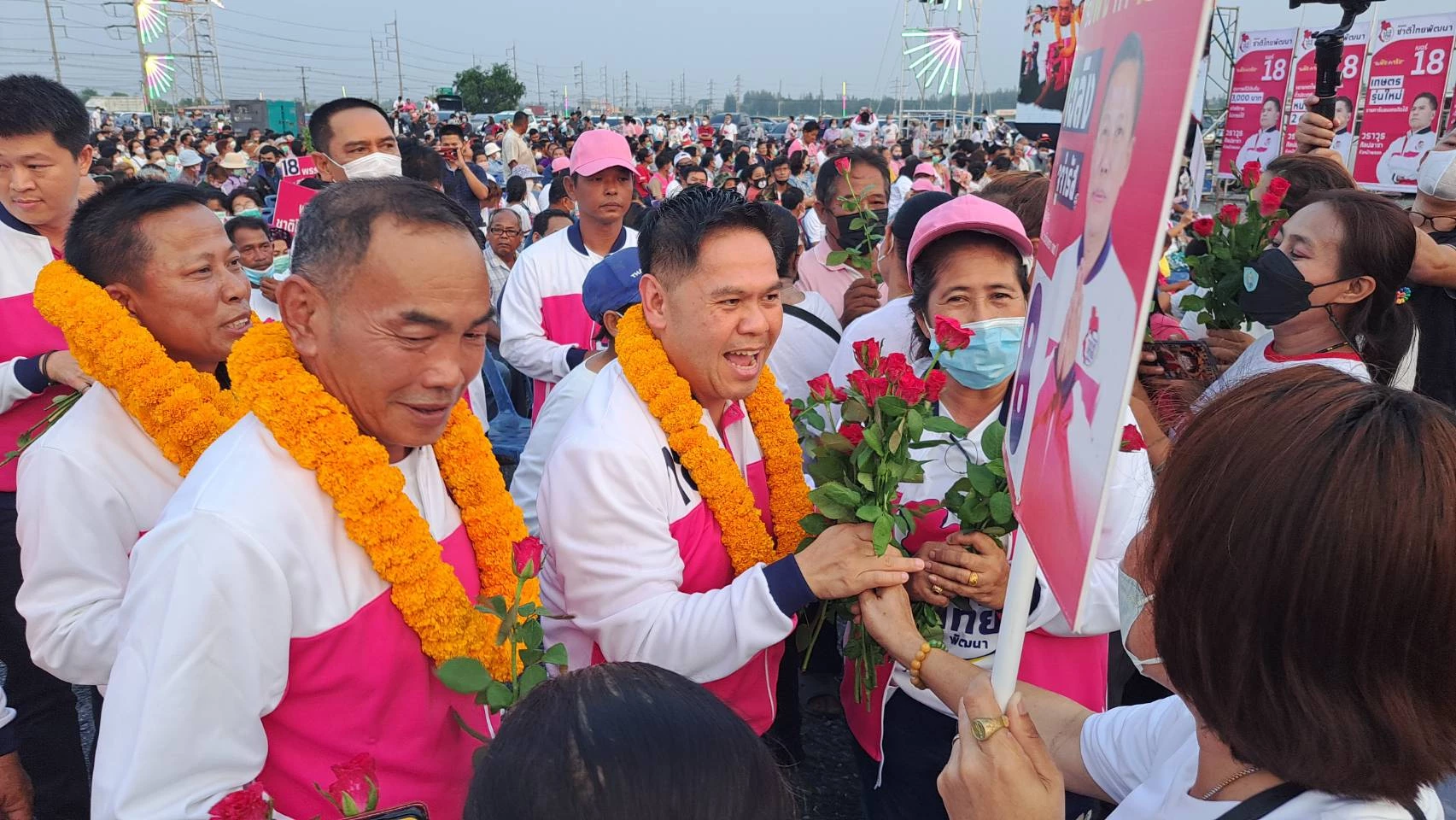 'ชทพ' ขอพลังเสียง ชาวแปดริ้ว เทคะแนนเลือกพรรค แนะนโยบายแก้ปัญหาสู่อนาคต