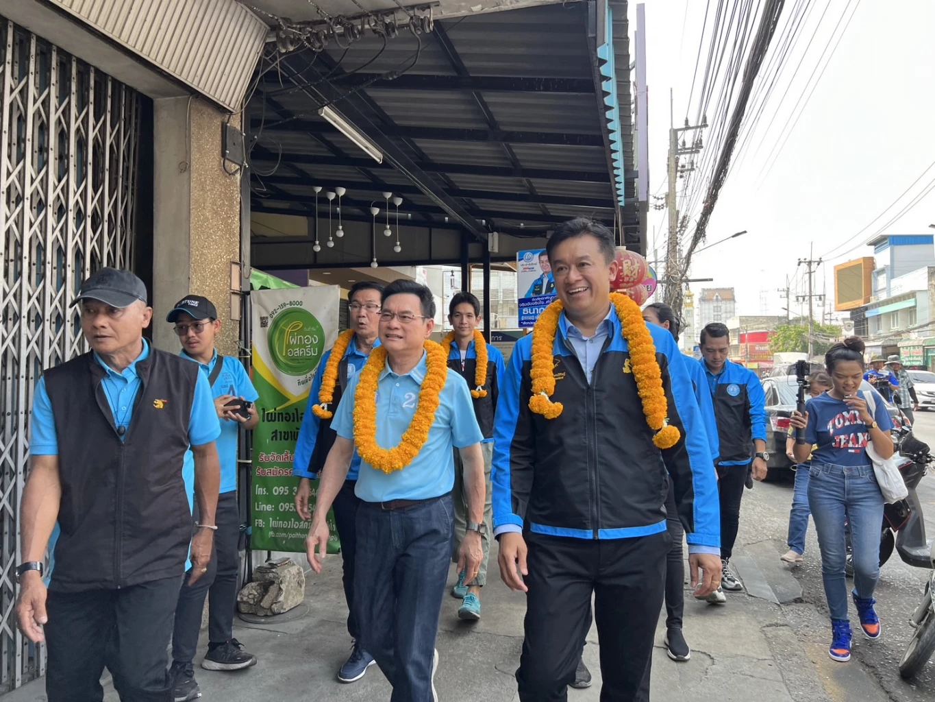 นายจุรินทร์  ลุยหาเสียง จ.ราชบุรี ขอคะแนนชาวบ้านโป่งกา 