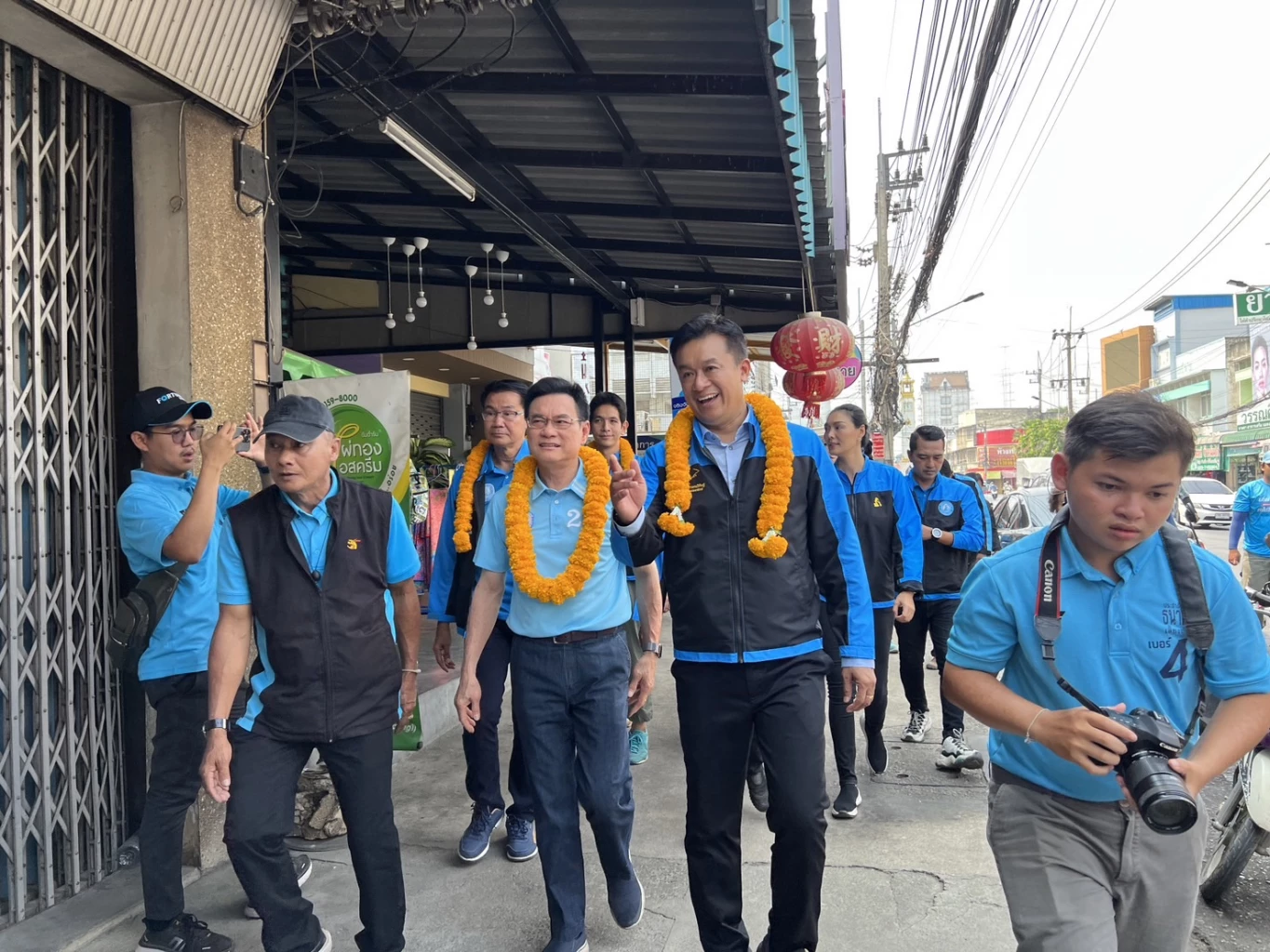 นายจุรินทร์ หาเสียงช่วยผู้สมัคร จ.ราชบุรี