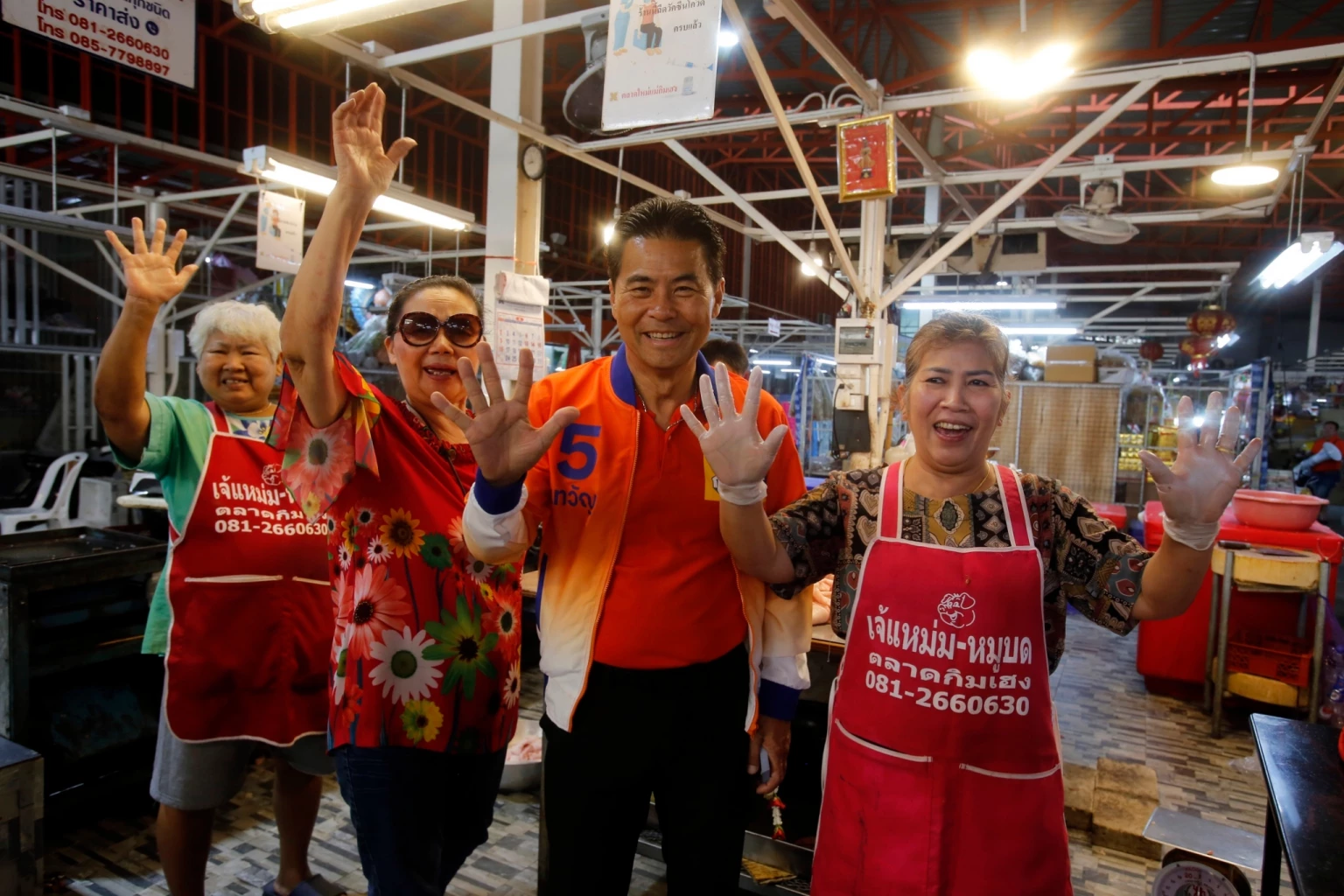 พรรคชาติพํมนากล้า เบอร์ 14  ส่วน นายเทวัญ ลิปตพัลลภ ผู้สมัคร สส.เบอร์ 5 เขต 1 จ.นครราชสีมา พรรคชาติพัฒนากล้า