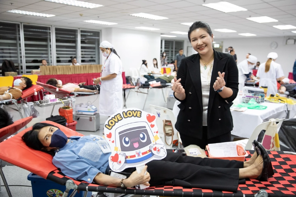 บีทีเอส ‘ร่วมปลุกพลัง...ซุปเปอร์ฮีโร่’ นำทีมพนักงานบริจาคโลหิต ครั้งที่ 2 ประจำปี 2566 