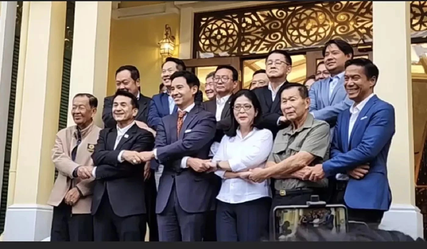 ชื่นมื่น! ถก 8 พรรค ‘จัดตั้งรัฐบาล’ แถลง 18 พ.ค.