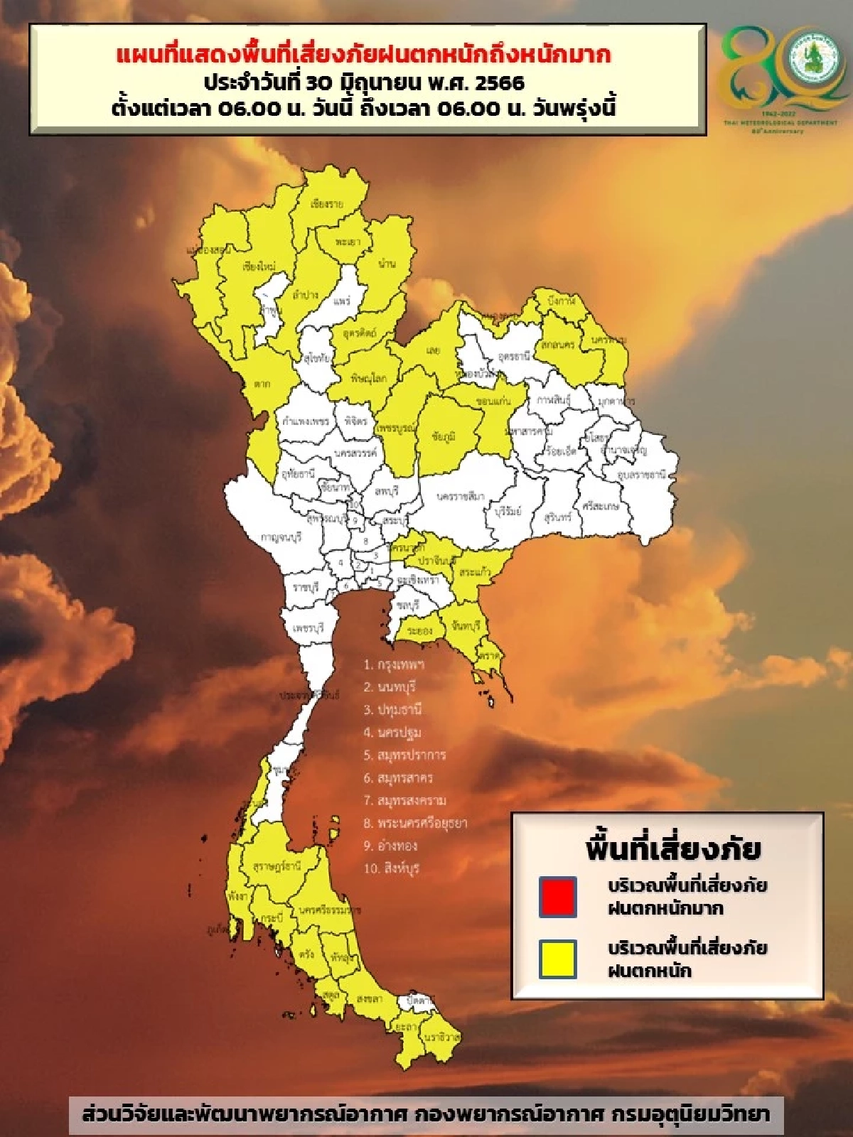 ฝนตกหนักถึงหนักมาก