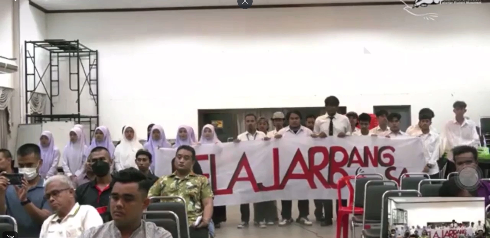 การประกาศเปิดตัว ขบวนนักศึกษาแห่งชาติ