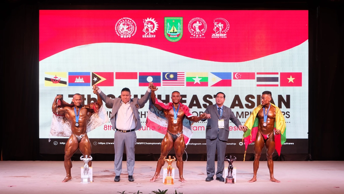 เบ่งกล้ามชิงแชมป์เอเชียญ  'เพาะกายทีมชาติไทย'  คว้า 6 ทอง ทีมชายหญิงจบอันดับ 2