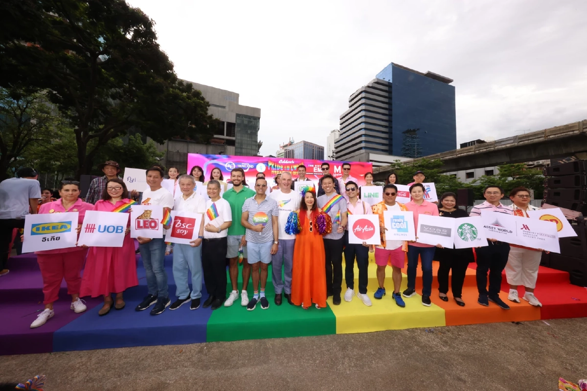 เปิดภาพชุดงาน 'ไพรด์พาเหรด' ส่งท้ายเดือนแห่งชาวสีรุ้งสวยงาม