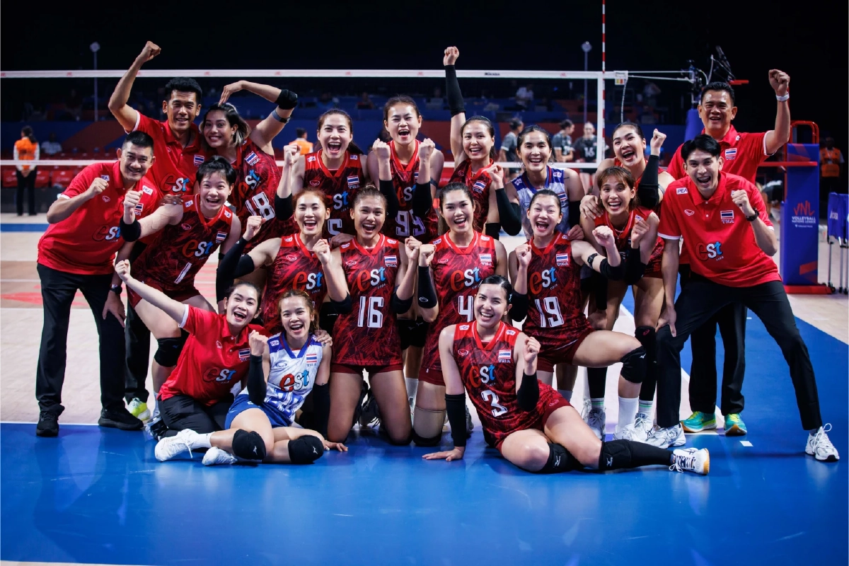 กำหนดการ 'วอลเลย์บอลหญิง' ถึงไทย เตรียมลุย VNL2023 สัปดาห์ที่ 3
