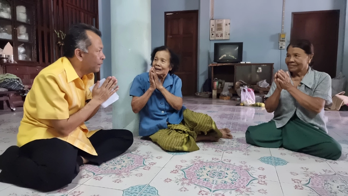 ยายสองพี่น้องมอบบ้าน-ที่ดินถวายวัด