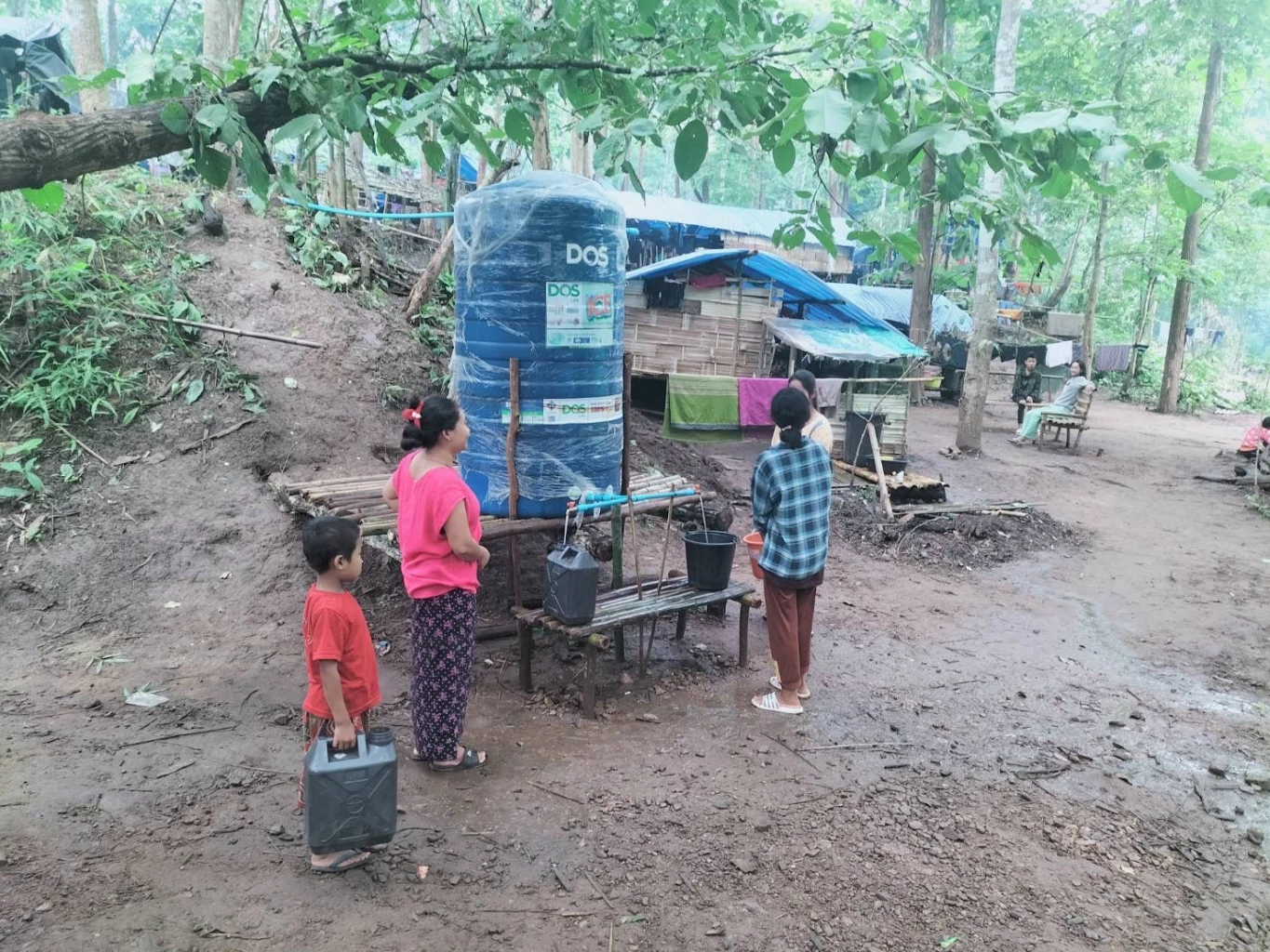 ผู้ลี้ภัยสู้รบในเมียนมา