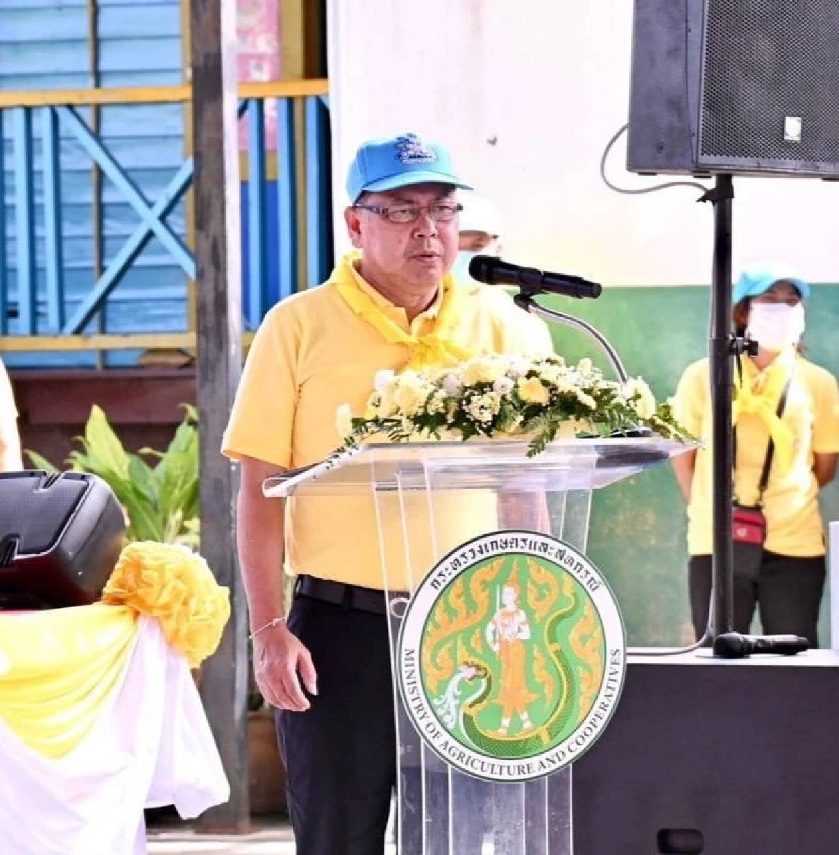 รมว.เกษตร  นำ"จิตอาสาพัฒนาด้านการเกษตร" ลงพื้นที่ทำกิจกรรมถวายพระพรในหลวง