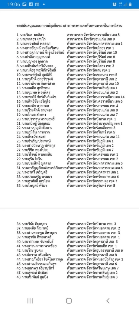 ‘ประชาธิปัตย์’ 48 สาขาภาคอีสาน แถลง หนุน ‘อภิสิทธิ์’ หัวหน้าปชป.คนใหม่