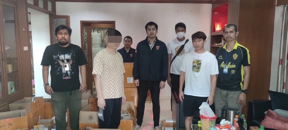 ตม.บุกจับหนุ่มจีนหนีคดีหลอกเช่ารถไปจำนำเสียหายกว่า 100 ล้าน