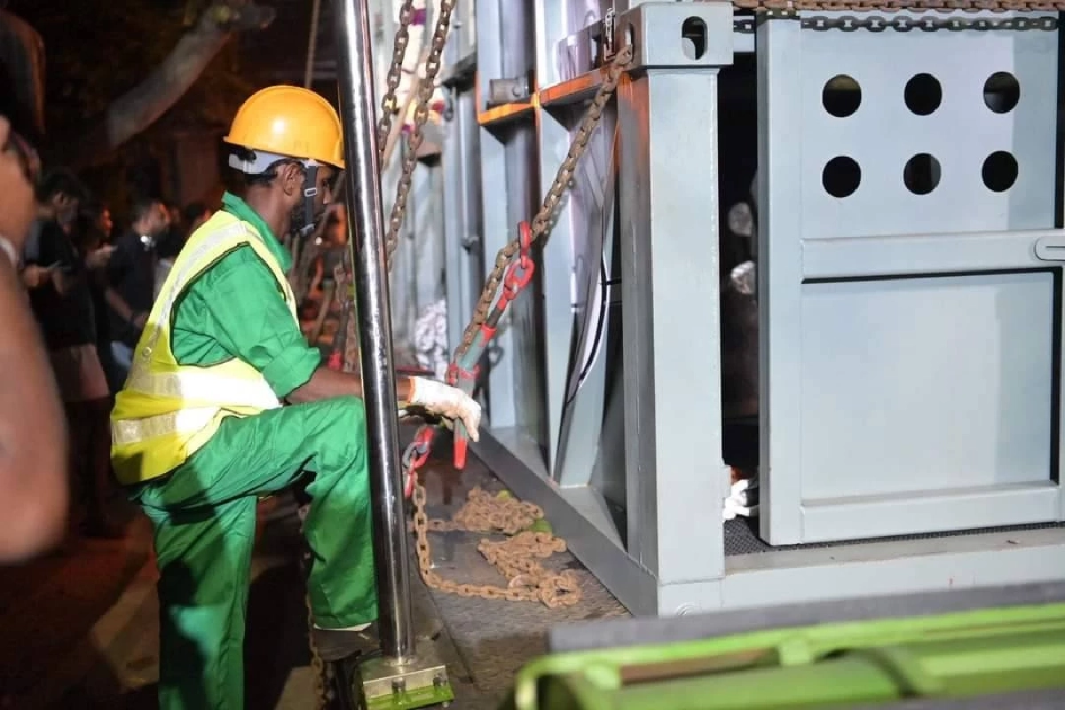 รวมภาพ 'พลายศักดิ์สุรินทร์' กลับไทย ภารกิจนำช้างไทยกลับบ้าน