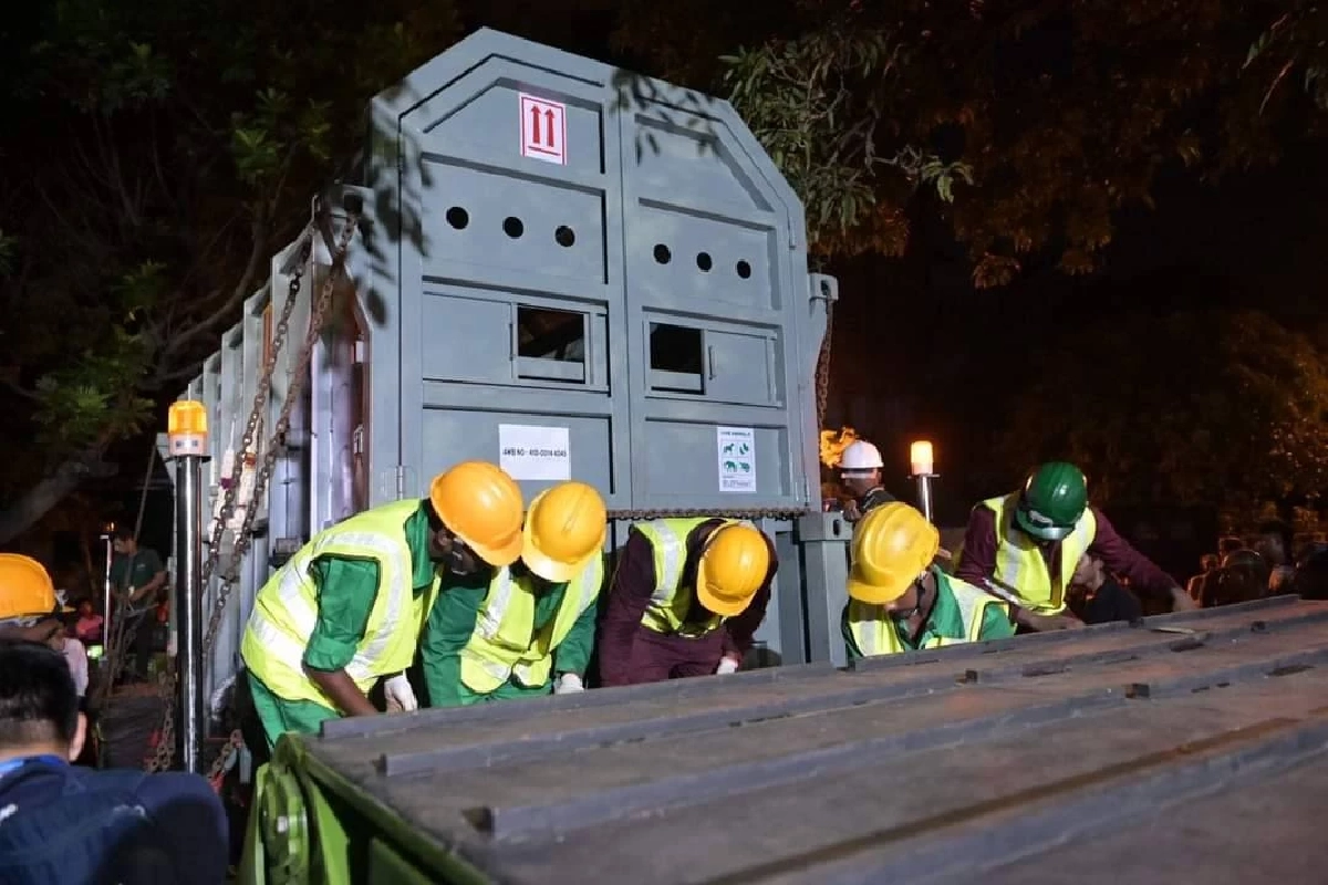 รวมภาพ 'พลายศักดิ์สุรินทร์' กลับไทย ภารกิจนำช้างไทยกลับบ้าน