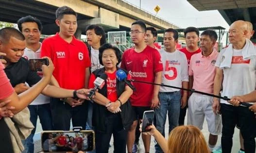 แสนปิติ ผู้ช่วยหาเสียงพรรคเพื่อไทย ในศึกเลือกตั้ง 14 พ.ค. 2566