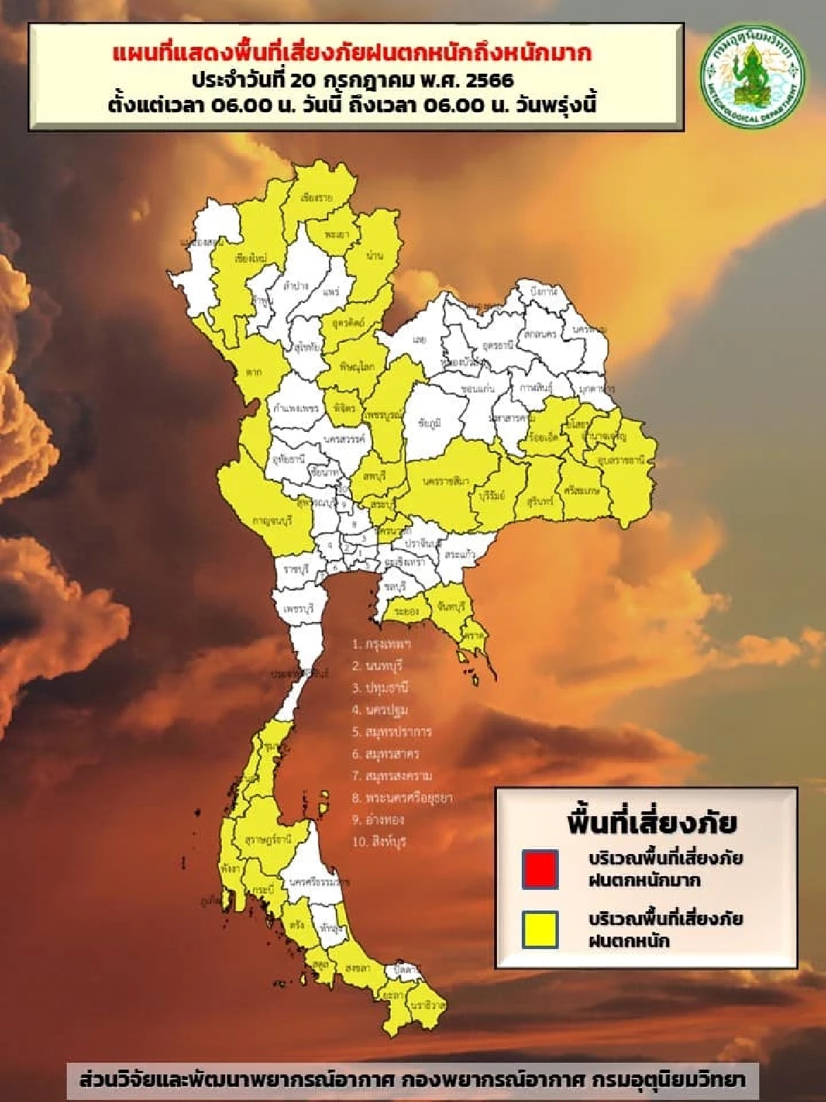 ฝนตกหนักถึงหนักมาก