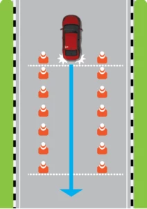 สอบใบขับขี่ (ถอยหลัง)