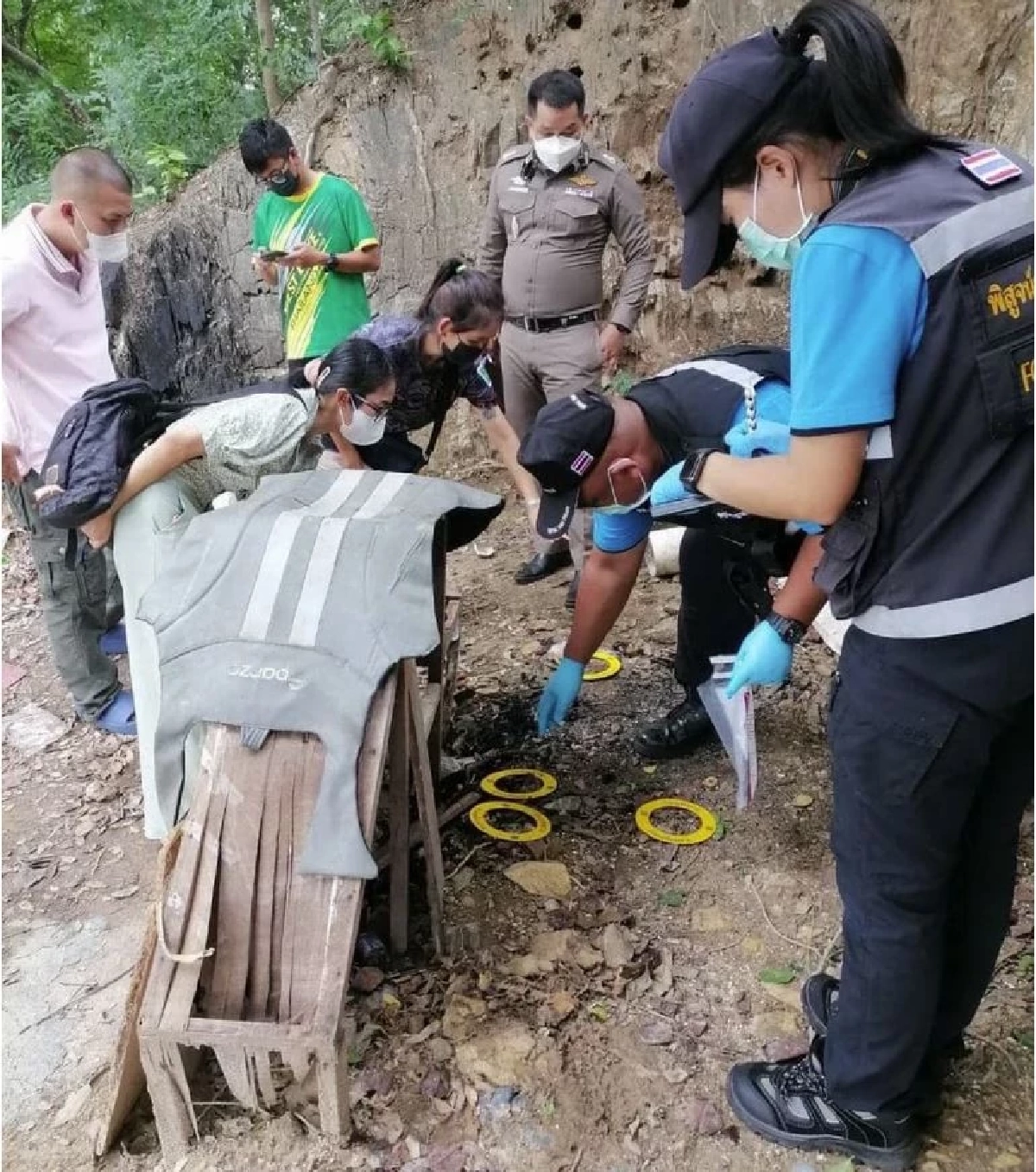 พบทรัพย์สินบางส่วนของนางดารัณถูกเผาอยู่ริมท่าน้ำ