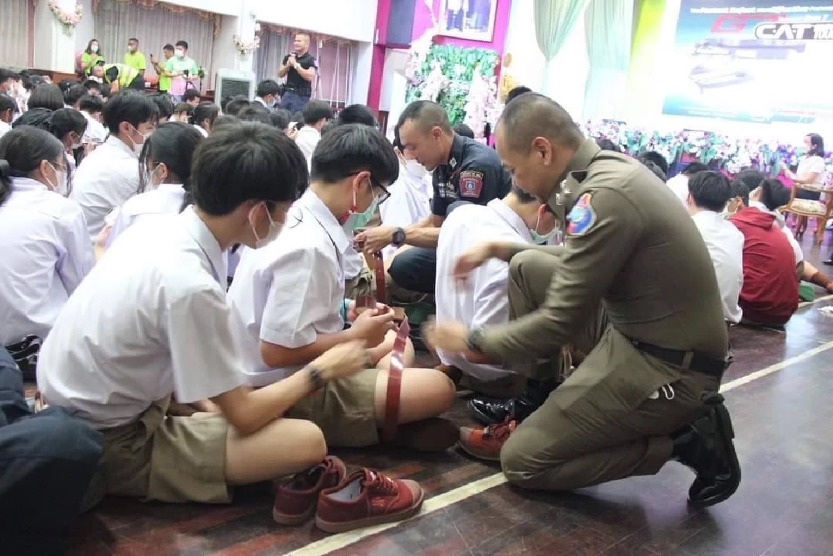 อบรมเสริมทักษะรับมือภัยร้าย