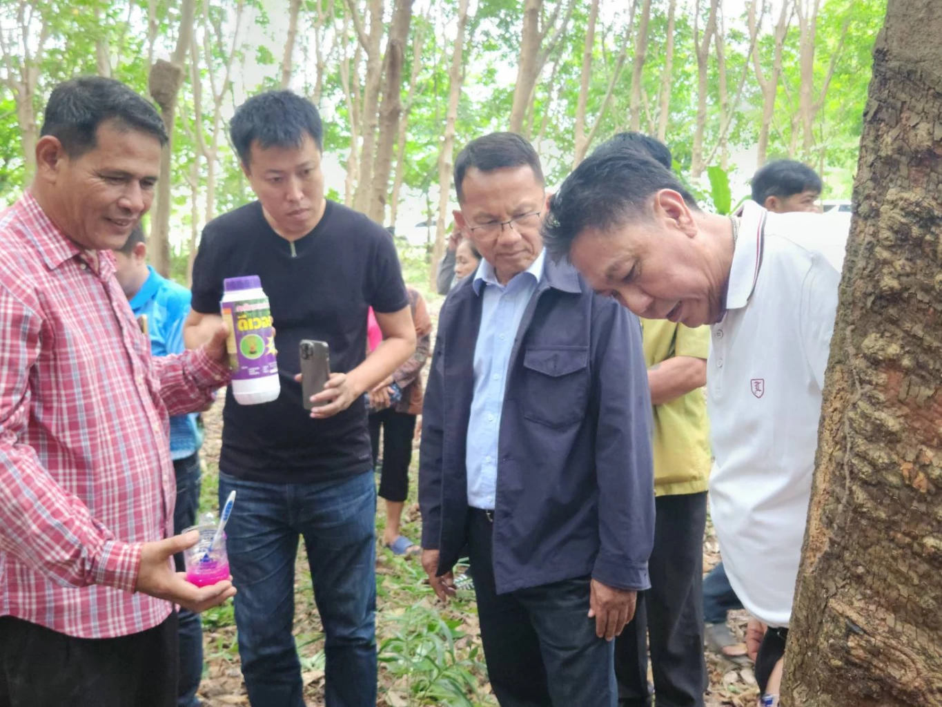 สาธิตใช้สาร แคลเซียมคาร์บอเนต