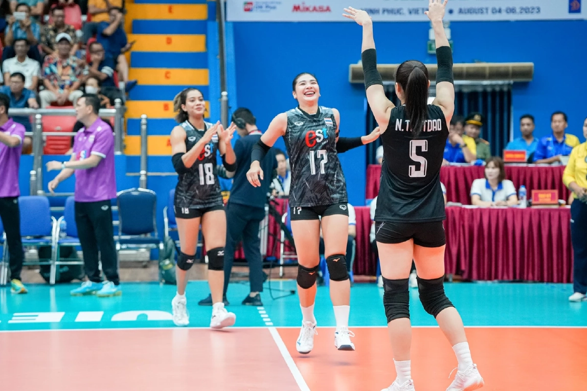 'วอลเลย์บอลหญิง' ทีมชาติไทย ประเดิมอัด ฟิลิปปินส์  ซี วี.ลีก 2023