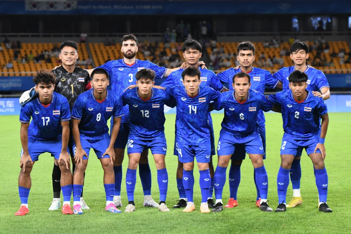 'ฟุตบอลทีมชาติไทย'   ฝันร้าย เกาหลีใต้ ถล่ม 4-0  เก็บชัย   แบ่งกลุ่ม เอเชียนเกมส์