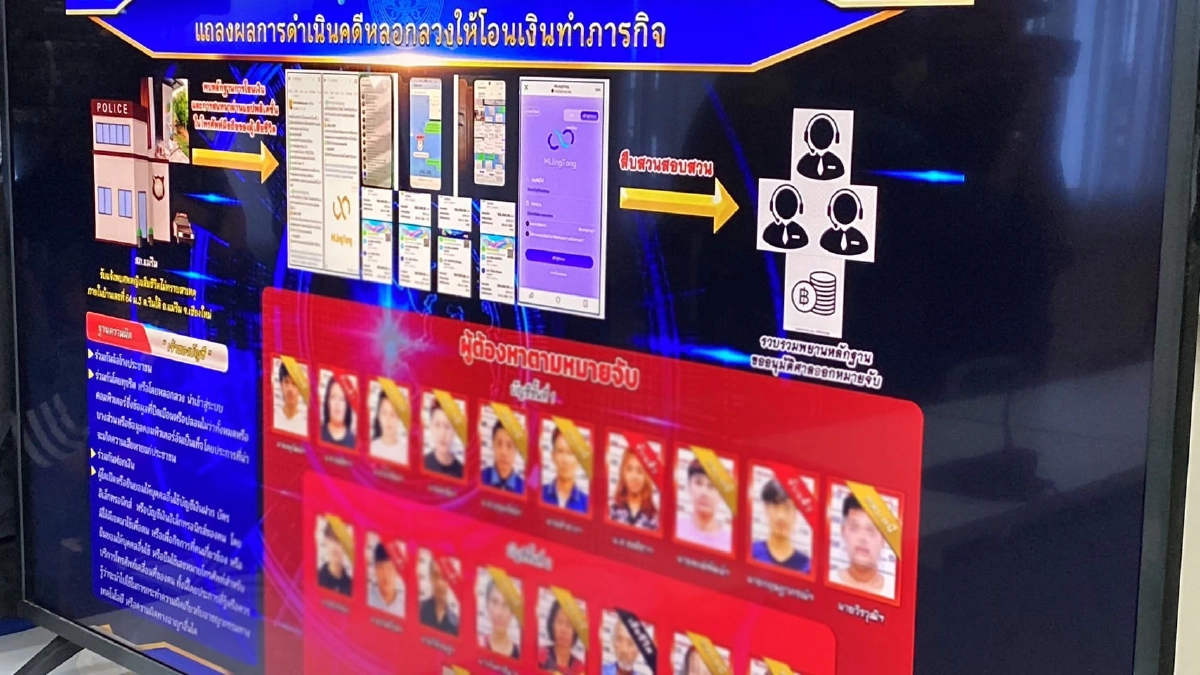 รวบ 7 บัญชีม้า แก๊งหลอกอดีตขรก.เกษียณโอนเงินลงทุน