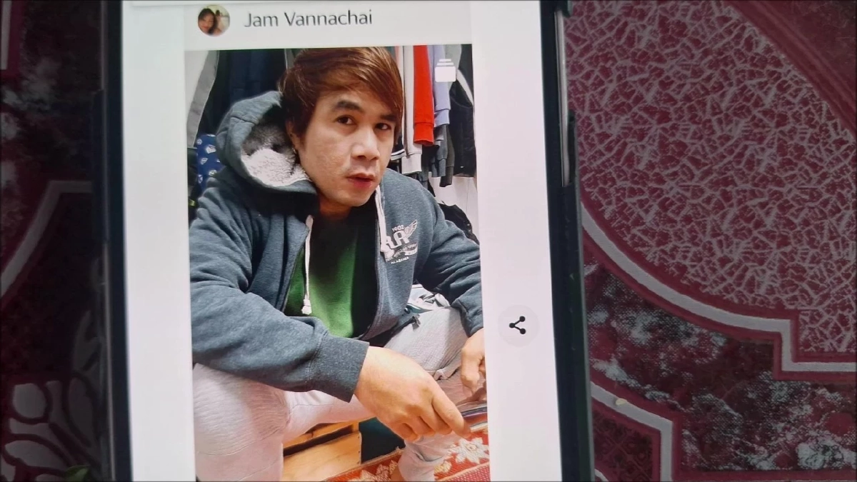 นายบุญถม แรงงานไทยที่ถูกจับตัวในอิสราเอล