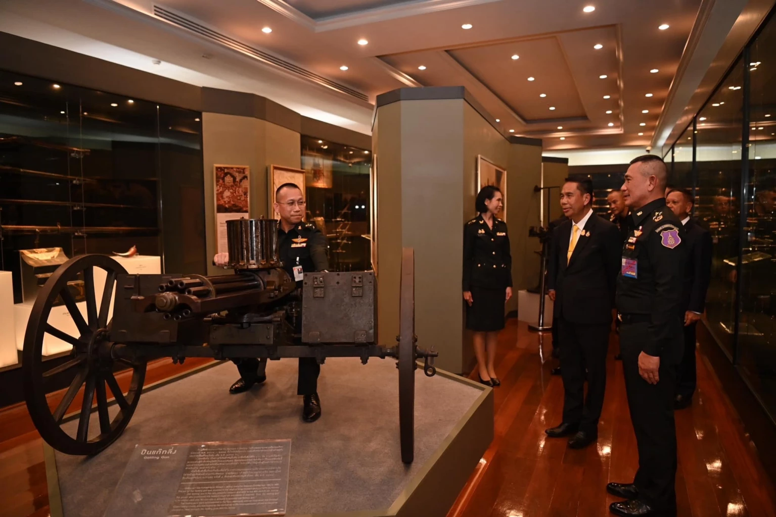 พื้นที่จัดแสดงปืนแก็ตลิ่ง 