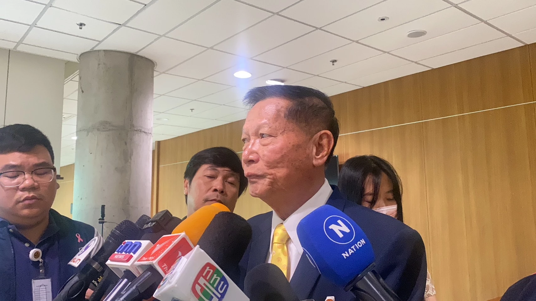 นายจเด็จ อินสว่าง สมาชิกวุฒิสภา ในฐานะรองประธานคณะกรรมการการมีส่วนร่วมของประชาชนวุฒิสภา