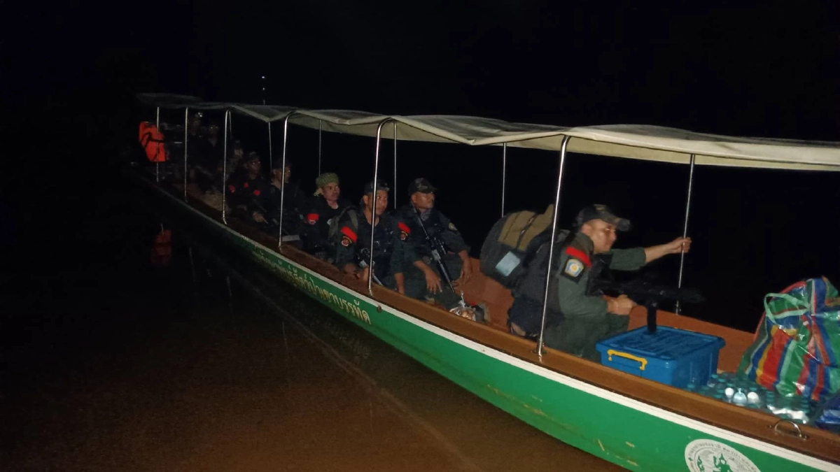 จนท.ระดมกำลังปิดล้อมไล่ล่าส เสี่ยแป้ง นาโหนด 