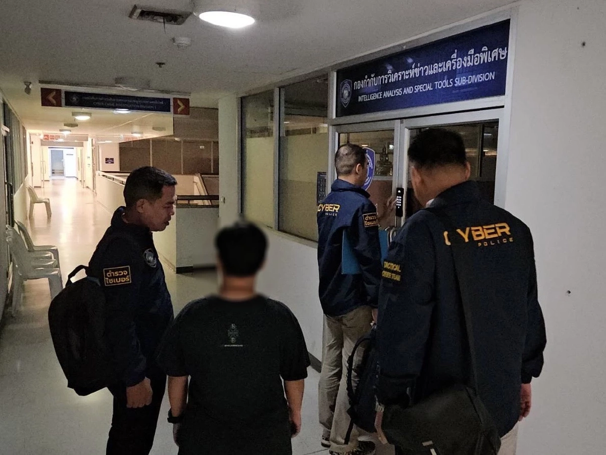 ตร.ไซเบอร์ รวบสาว 19 อ้างเป็นสรรพากร หลอกเหยื่อติดตั้ง 'แอปฯดูดเงิน' 