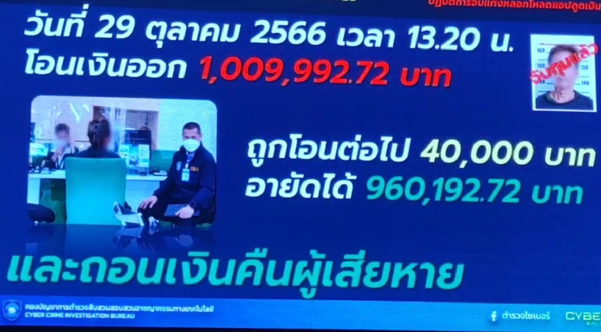 ดีอี-สอท. กวาดล้าง อาชญากรรมไซเบอร์ แอปดูดเงิน ตัดต่อภาพ เว็บพนัน