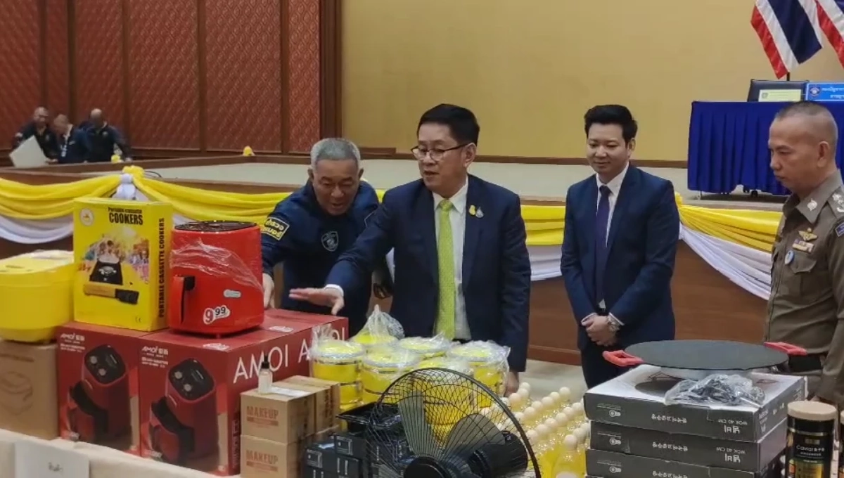 ดีอี-สอท. กวาดล้าง อาชญากรรมไซเบอร์ แอปดูดเงิน ตัดต่อภาพ เว็บพนัน