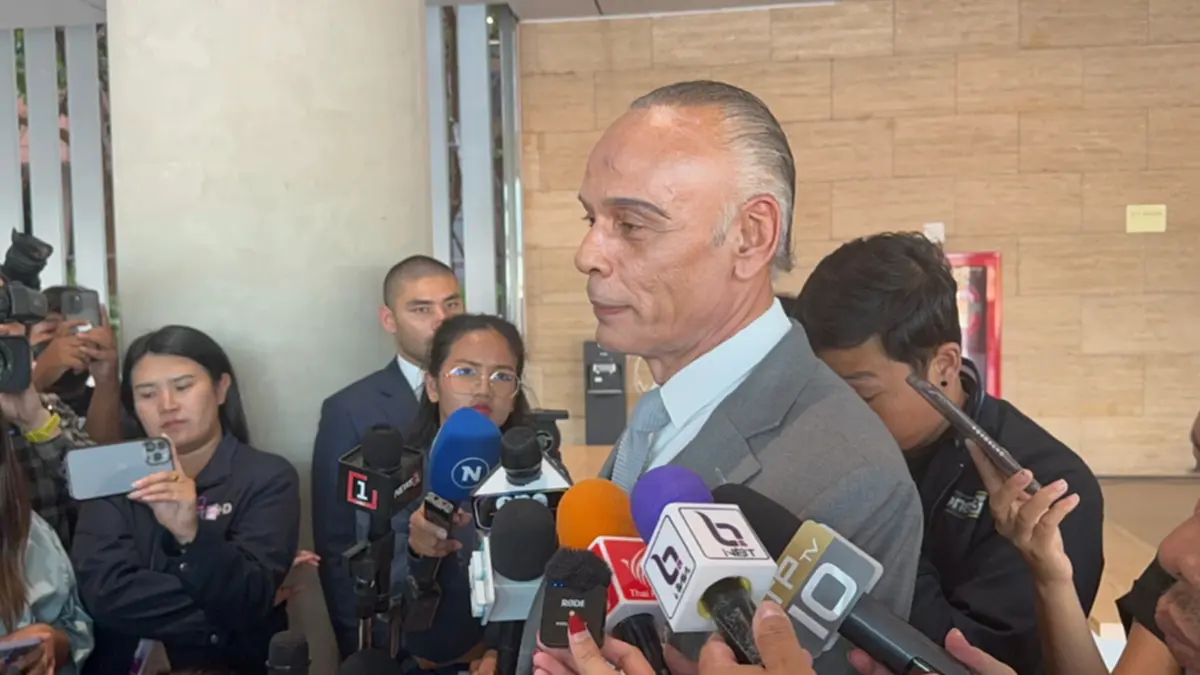 นายชาดา ไทยเศรษฐ์ รมช.มหาดไทย ในฐานะรองหัวหน้าพรรคภูมิใจไทย