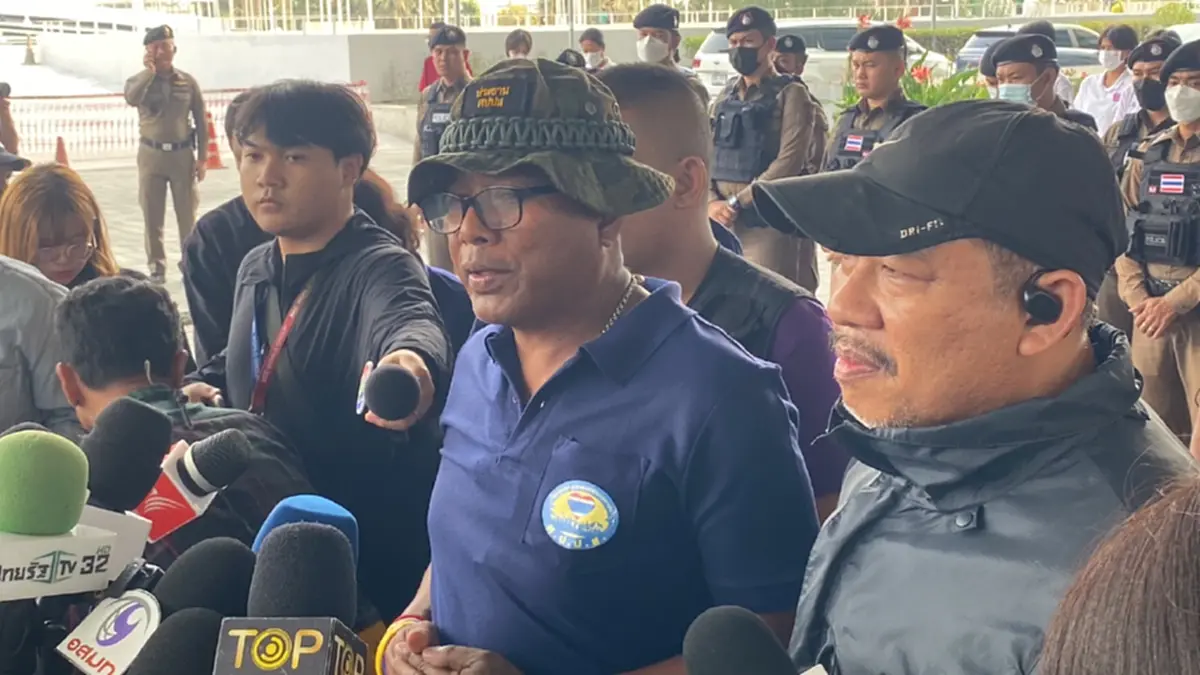 นายอานนท์ กลิ่นแก้ว แกนนำกลุ่ม ศปปส.