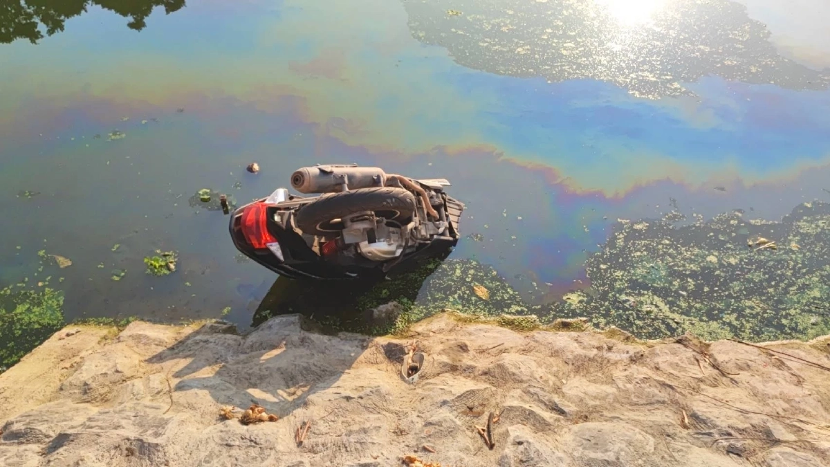 รถจักรยานยนต์คันเกิดเหตุ