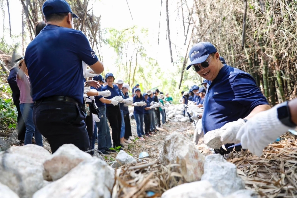 ซีพีแรมรวมน้ำใจ ฟื้นฟูน้ำใสสู่ชุมชน คืนความอุดมสมบูรณ์ป่าต้นน้ำ กาญจนบุรี