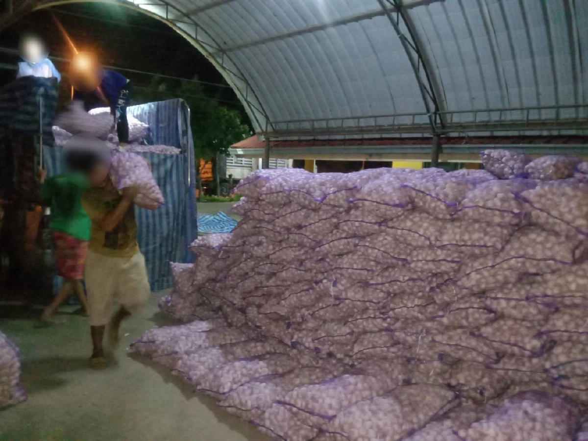 ตำรวจทางหลวงจับรถขน “กระเทียม” เถื่อน