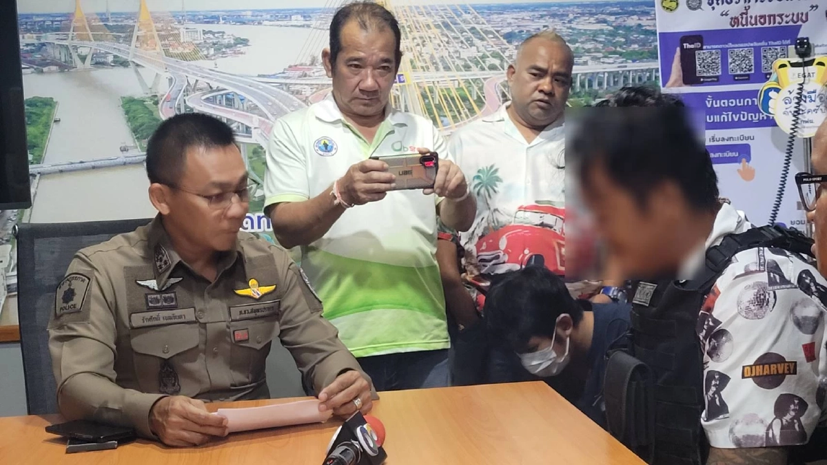 ล็อกตัว "ช้างวัดแหลม" มือยิงกลางตลาดนัดบางหญ้าแพรก