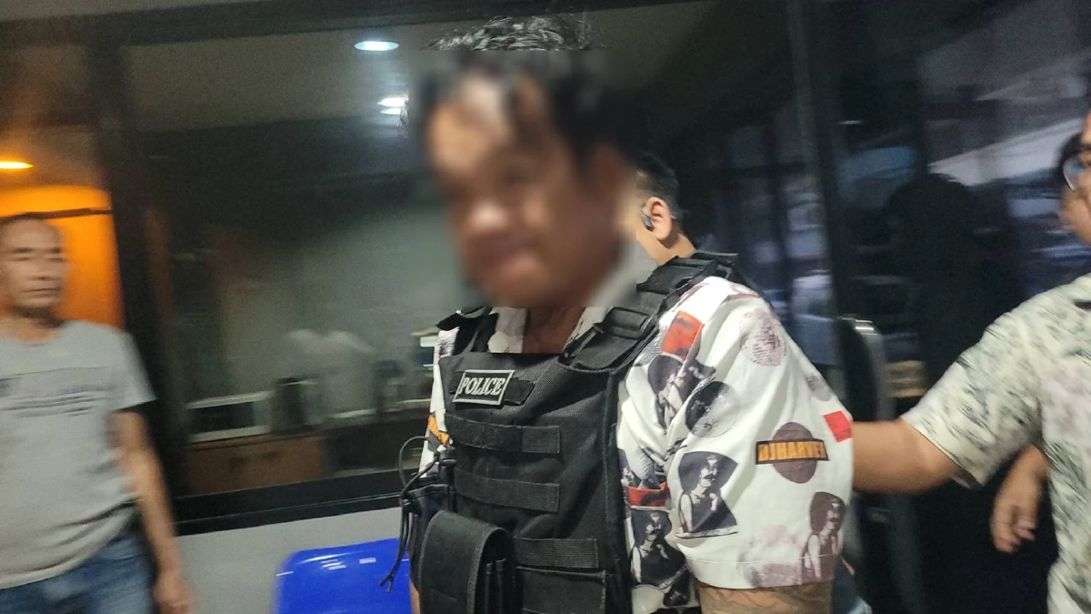 ล็อกตัว "ช้างวัดแหลม" มือยิงกลางตลาดนัดบางหญ้าแพรก