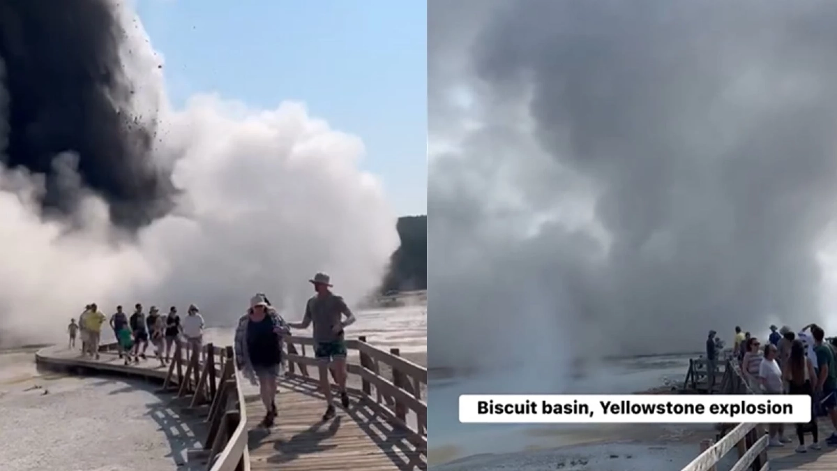 น้ำพุร้อนระเบิด