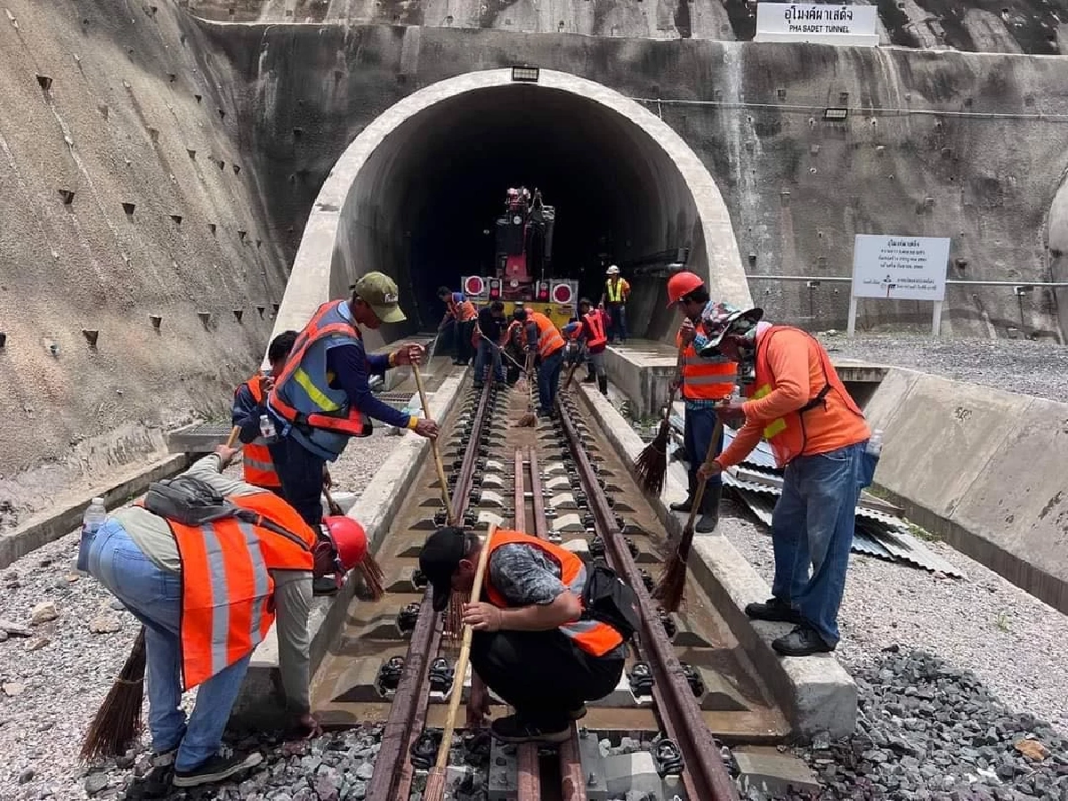 การรถไฟฯ แจ้งเลื่อนเปิดเดินรถ ผ่านอุโมงค์ผาเสด็จ-หินลับ เป็นเดือน ก.ย. 67