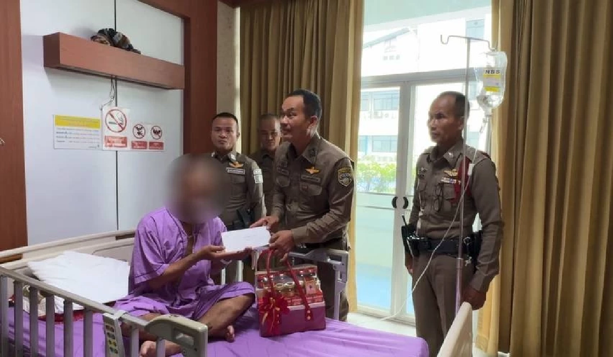 เด็ก 14 ขี่ จยย. หนีด่าน ชนตำรวจกระเด็น กรามหัก ฟันหลุด 5 ซี่