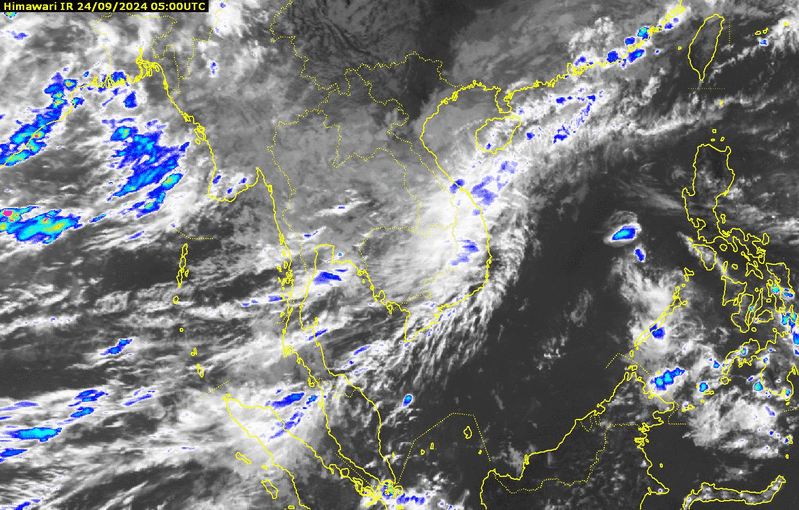 พยากรณ์อากาศวันนี้ 24 ก.ย. 67 เช็กพิกัดฝนถล่ม 70-80 ของพื้นที่
