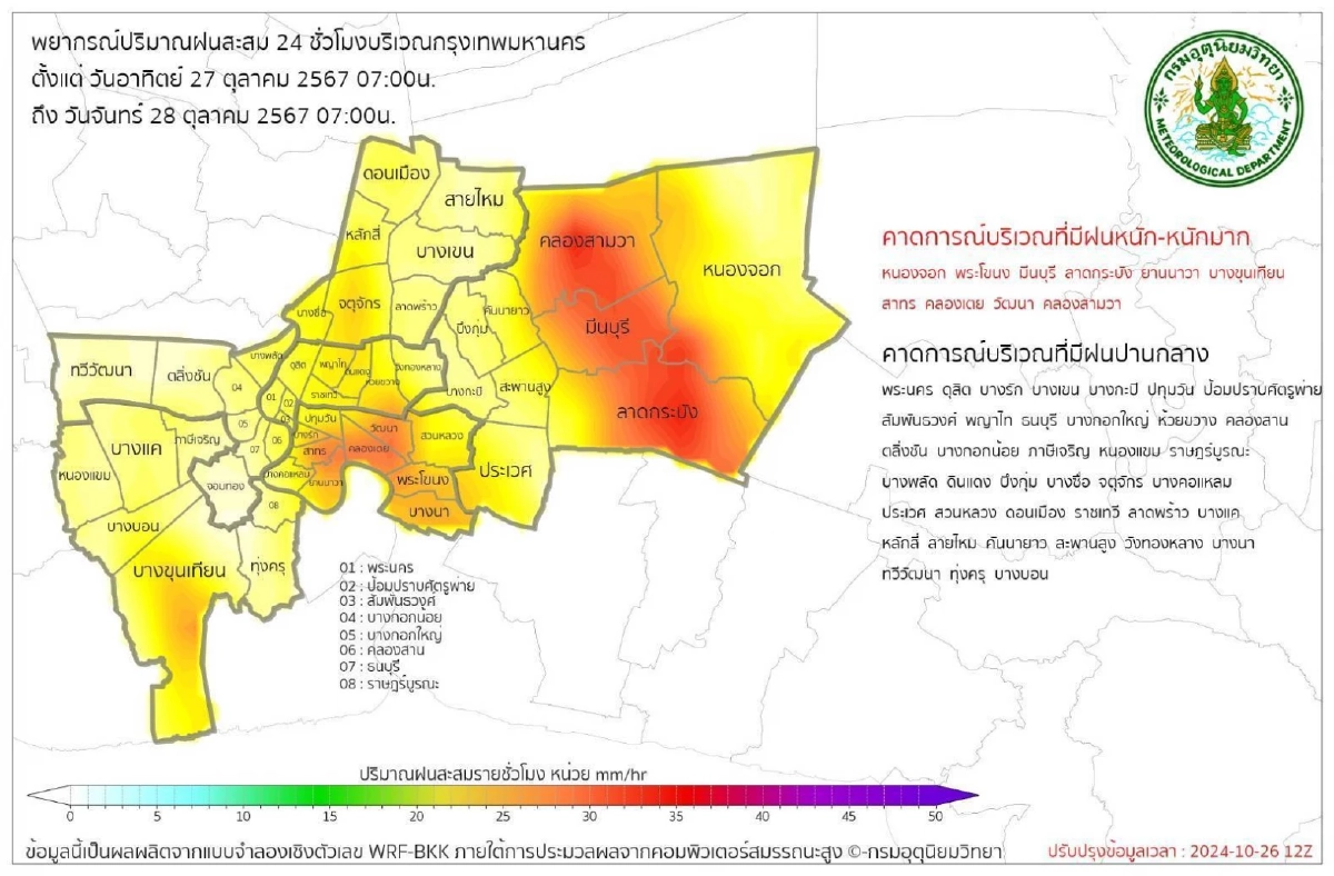 วันนี้ฝนตก! เตือน ชาวกรุง อย่าลืมพกร่ม มีฝนฟ้าคะนอง ร้อยละ 70 ของพื้นที่