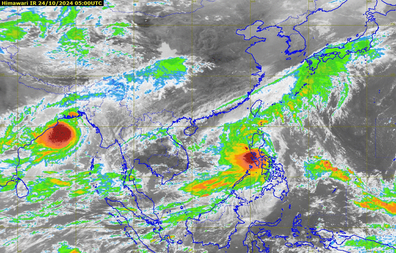 พยากรณ์อากาศวันนี้ 24 ต.ค. 67 ฝนตกหนักร้อยละ 60 ของพื้นที่ เส้นทางพายุจ่ามี