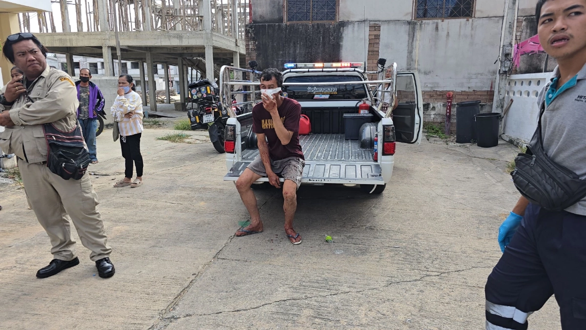 เมียฉุน ผัวดื่มฉลองปีใหม่ไม่ยอมกลับบ้าน คว้ามีดฟันหน้าจมูกแหว่ง