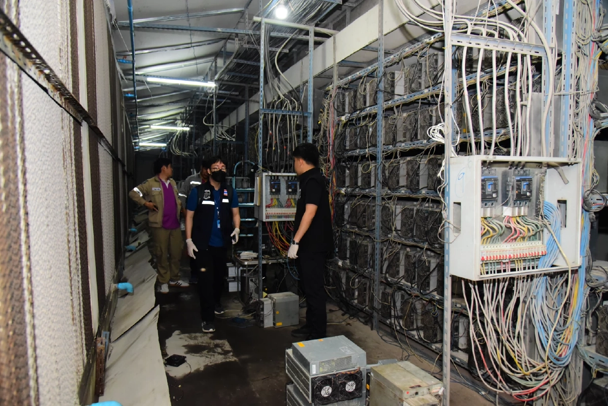 ทลายครั้งใหญ่ เหมืองขุด "บิตคอยน์" 3 โรงงาน ทำรัฐเสียหายกว่า 500 ล้าน